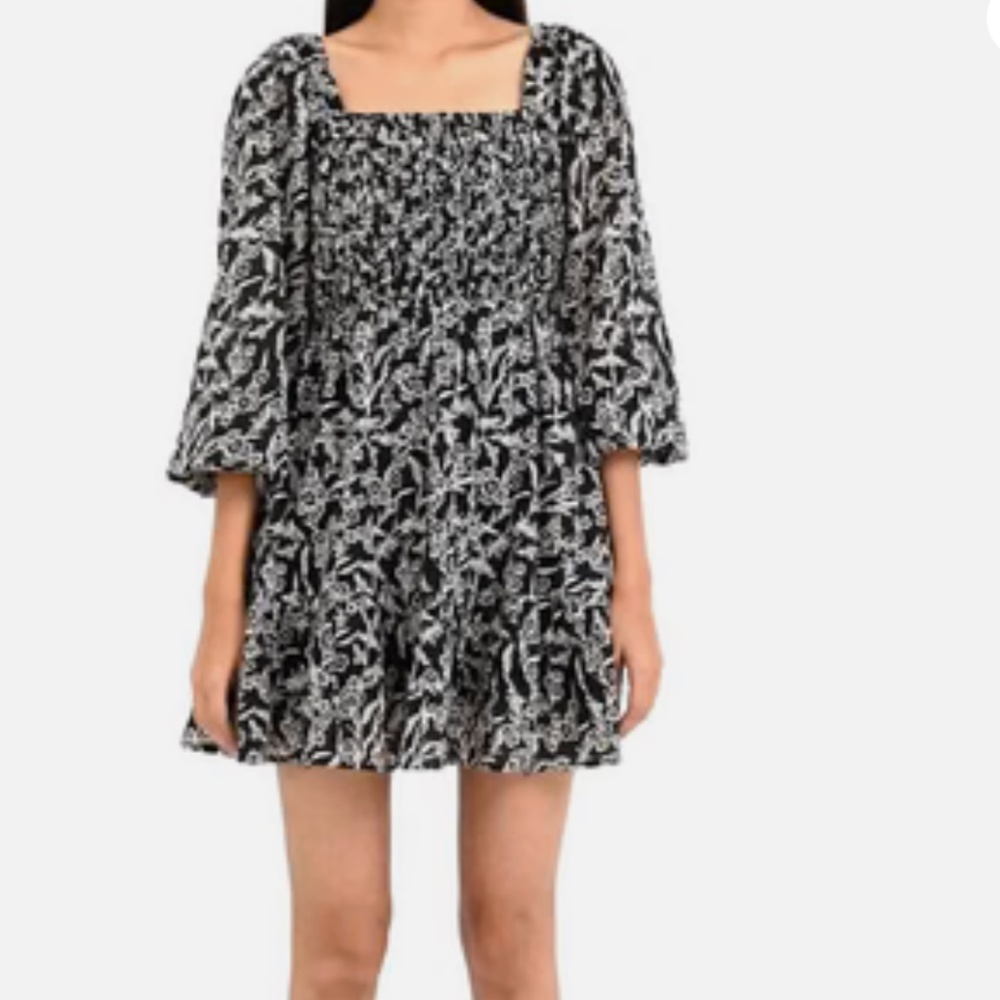 Banjanan Dress - Macaw Dress In Monarch Black